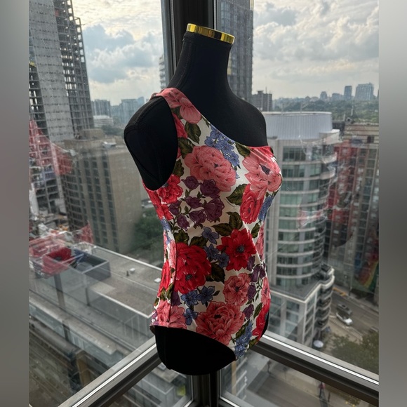 🆕 ZIMMERMANN 🧿 NWOT Poppy One-Shoulder Floral One Piece Bathing Suit - Sz 3 - Picture 9 of 16